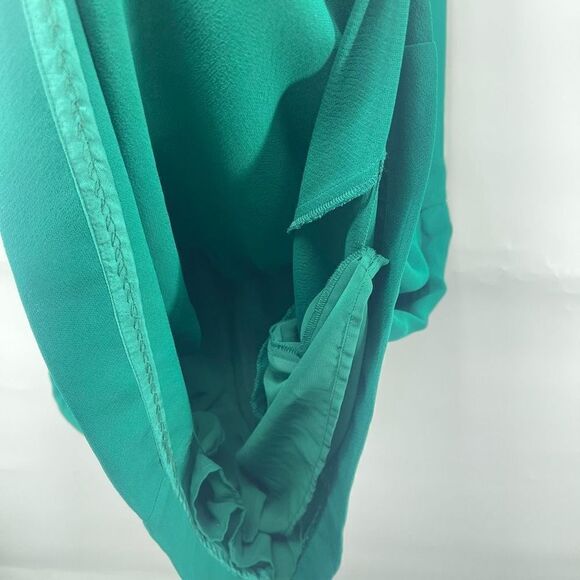 J. Crew Womens Mini Dress Lined Sleeveless Round Neck Button Zip Green Size 2 - Picture 6 of 12